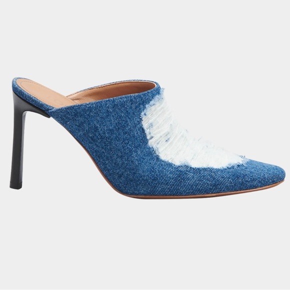 NWT Loewe Ripped Denim Mule 37 - Picture 2 of 12